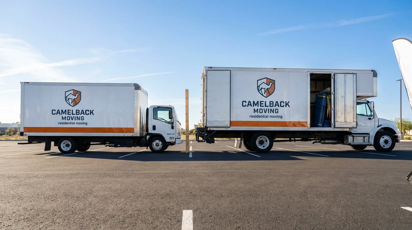 Moving truck size capacity guide in Laguna Niguel